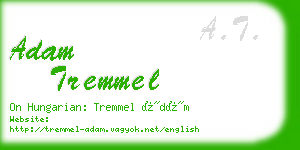 adam tremmel business card